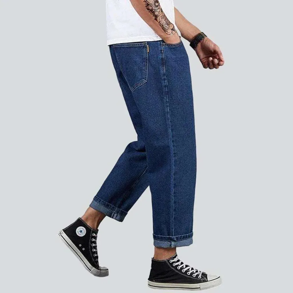 Tencel street style men's jeans